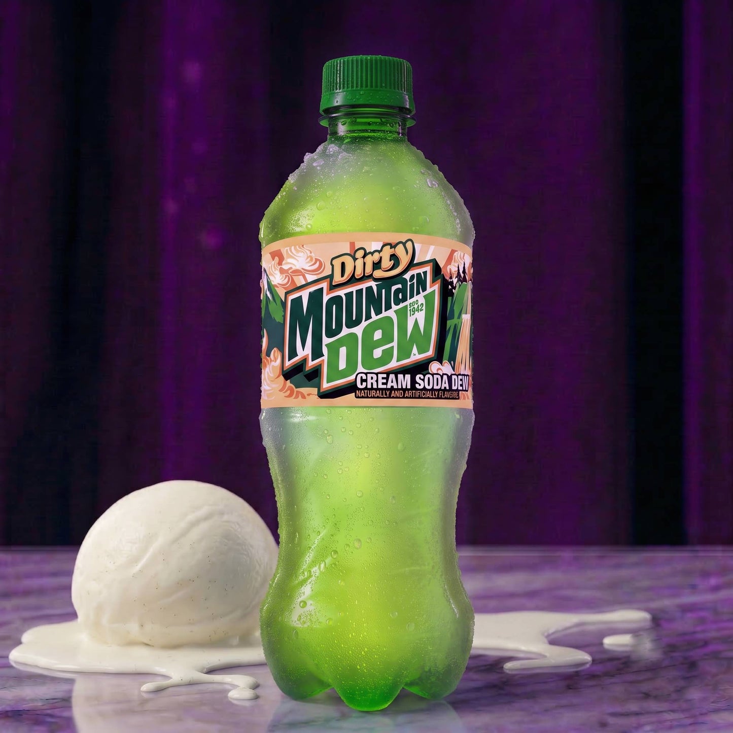 Mountain Dew Cream Soda 20 oz